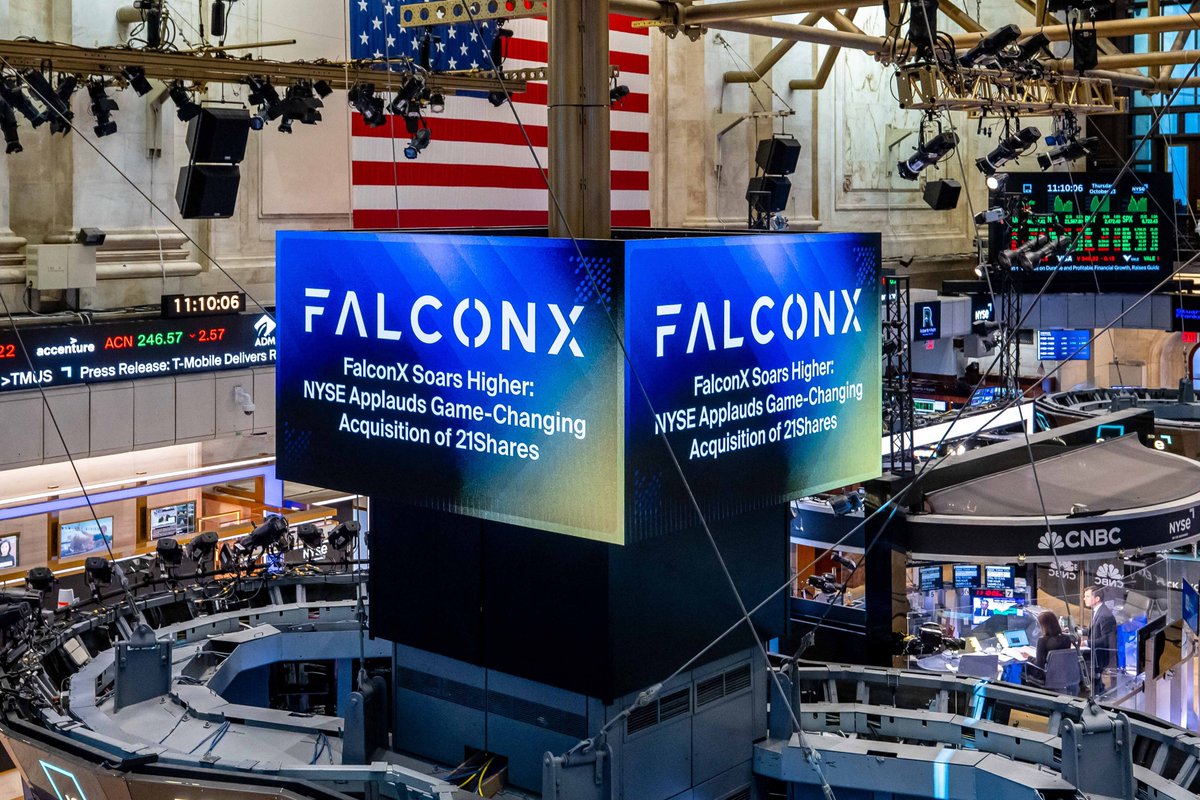 FalconXGlobal's tweet photo. When Wall Street takes notice, you know it’s real. https://t.co/Q4yEh8N5om