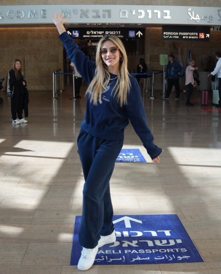 24 hours later and she's in Israel.