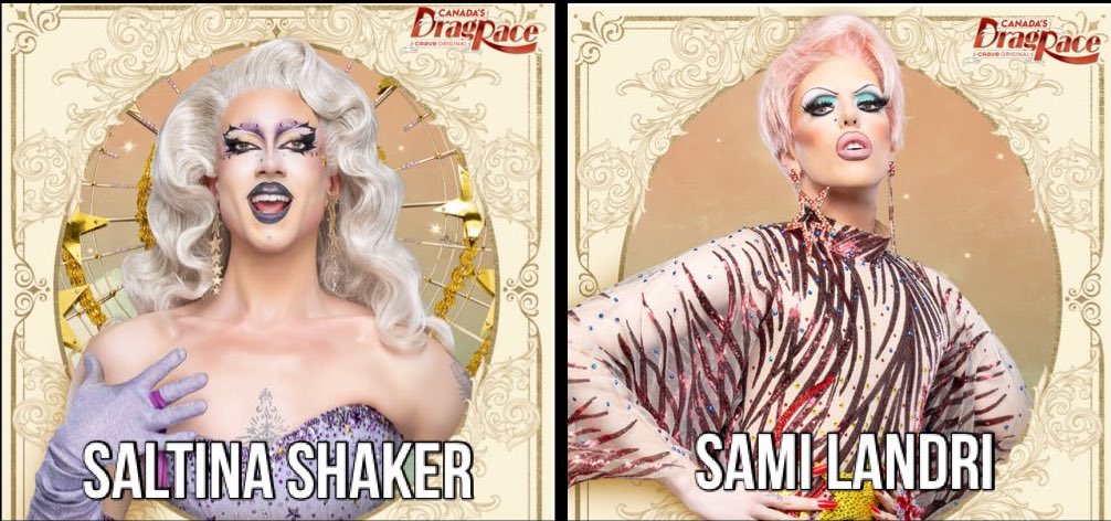Canada 6 having Saltina Shaker and Sami Landri on the cast is so crazy like they went all in. The rest of the cast is so fierce too
#CanadasDragRace