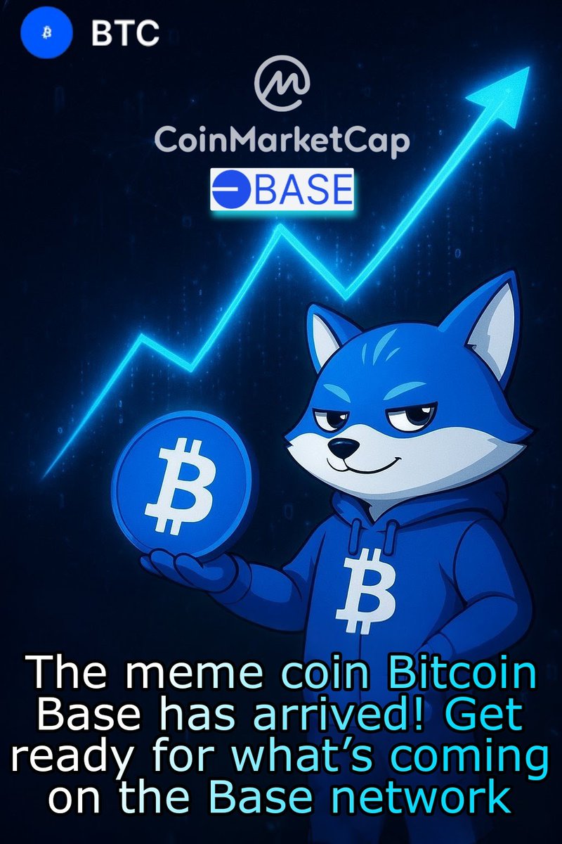 JuninhoReis__'s tweet photo. @Cointelegraph @bitcoin_base1 👉🏽 21 million supply. One meme. One chance to make history. The future of meme coins starts here. Altseason is coming — get in on the Base network.
-Bitcoin Base: Contract 👇🏽
0xFaF1C31F6855E91B1a905761C81A79e4966e4709
@Coin_Swap_ @base  @coinbase 
#Coinbase #Base https://t.co/sG0juGoNqu