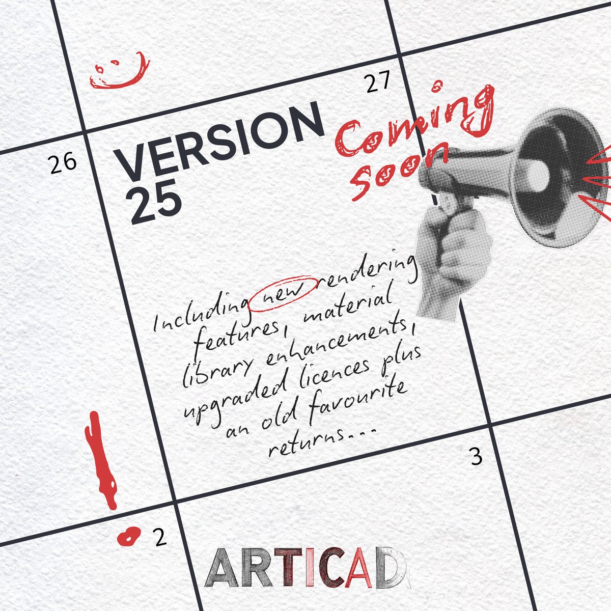 ArtiCADDesign's tweet image. You might want to pencil this one in - something exciting is coming✏️👀

#ArtiCAD #Version25 #kbb #kbbdesignsoftware