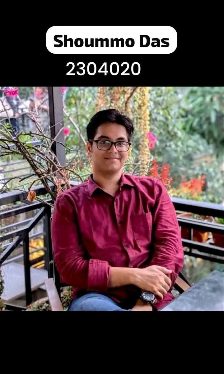 MariaOishe17530's tweet photo. Shoummo Das 
CUET 23
 The victim caught Shoummo red-handed while secretly filming a shower video and later recovered multiple copies of it from his phone. The incident was reported to the hall provost,investigation revealed that he is admin of several obscene Telegram groups.
#BD https://t.co/QQdOR8epmN