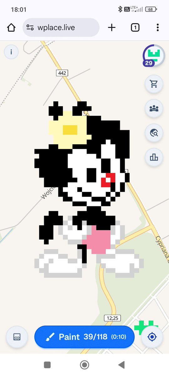 SzeldonMuzg's tweet image. I'm cute 💖 #Animaniacs #DotWarner #wplace #pixelart