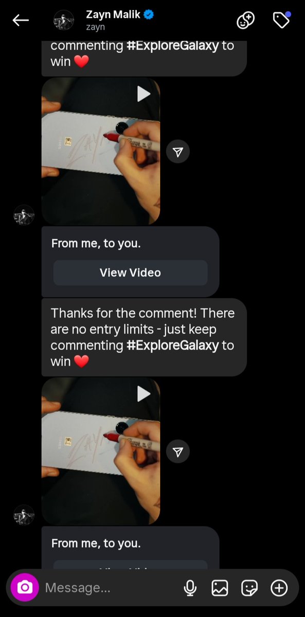 Any other zquad getting spammed by zayn???? he keeps spamming me loll