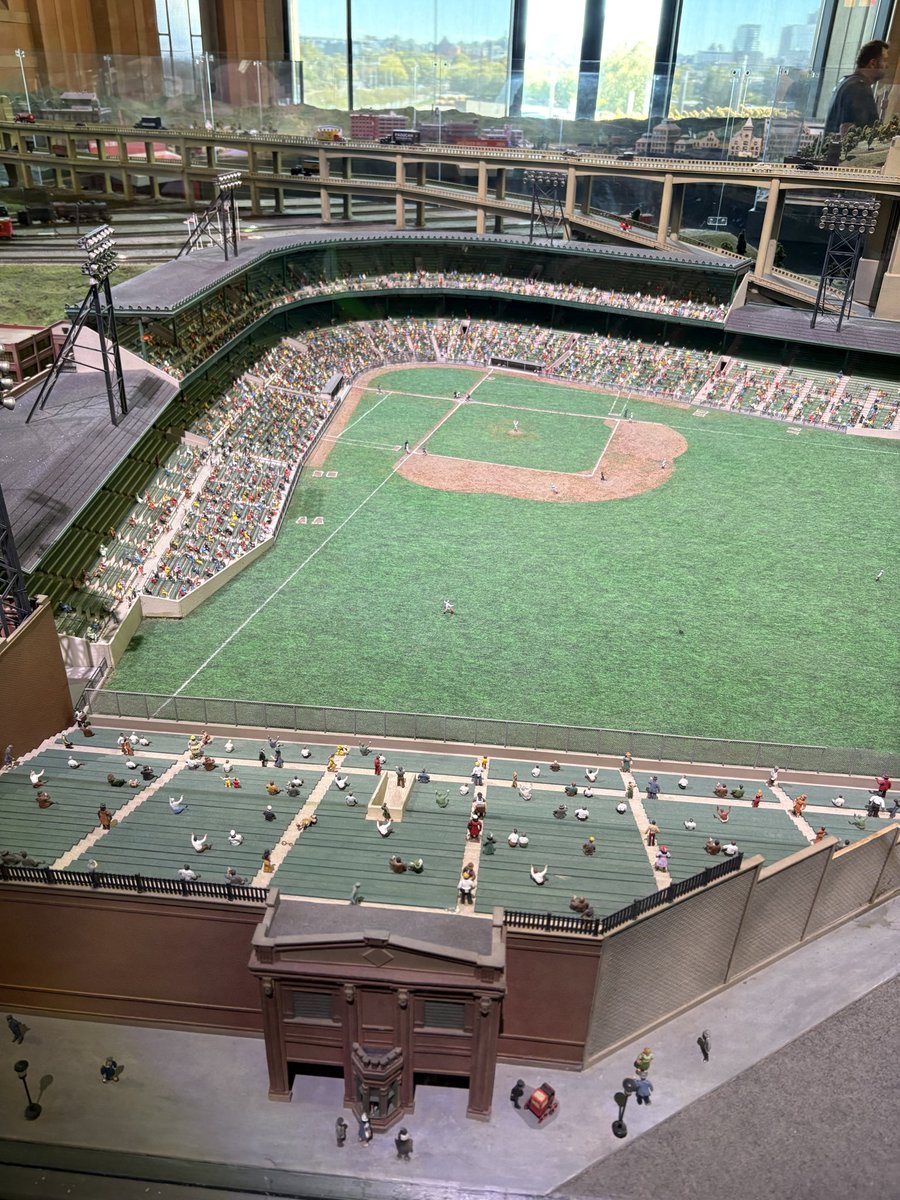 SamWilsonMU2010's tweet photo. @EmptySeatsPics 1930s Reds fans in the Crosley Field model at the museum are fed up… https://t.co/Pr41tmVwFQ