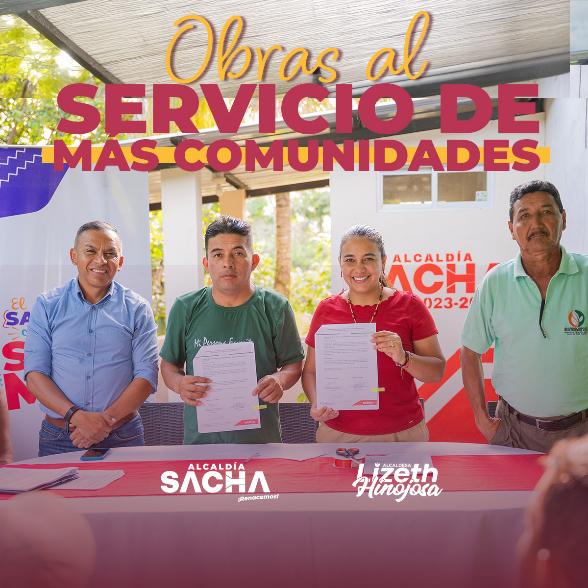 Municipio Sacha tweet media