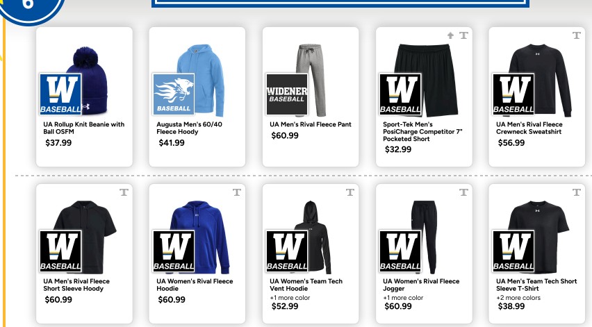 Widener Baseball tweet media