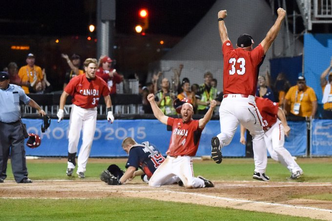 #TBT 

2015 Pan Am games Baseball Gold

If you were there you know.

"Baseball machismo"

<a href="/baseballcanada/">Baseball Canada 🇨🇦⚾️</a> <a href="/CDNBaseballHOF/">Canadian Baseball Hall of Fame and Museum 🇨🇦⚾️</a> <a href="/elliottbaseball/">bob elliott</a> <a href="/Kathleen_Wynne/">Kathleen Wynne</a> <a href="/sniderm/">Michael Snider</a>