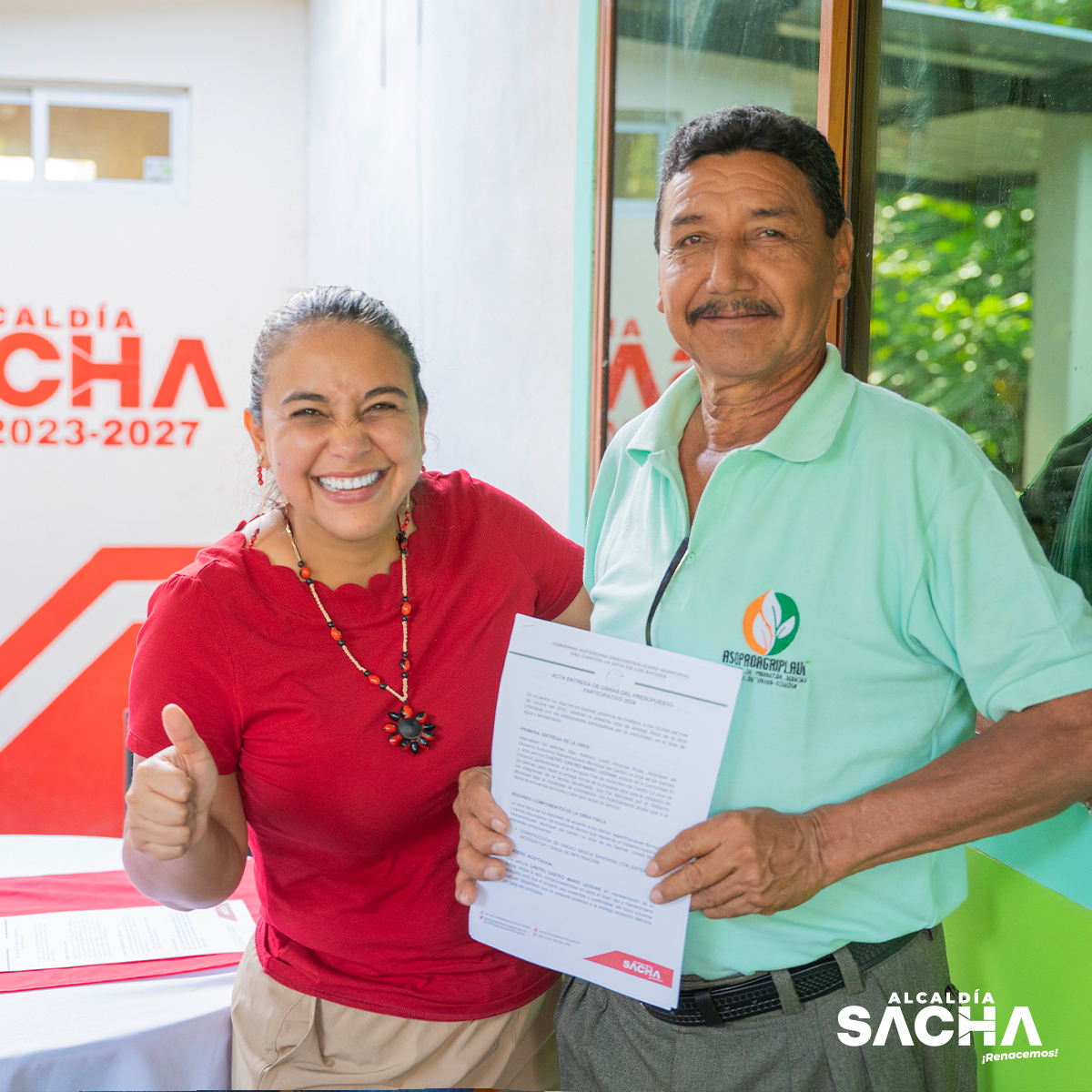 Municipio Sacha tweet media