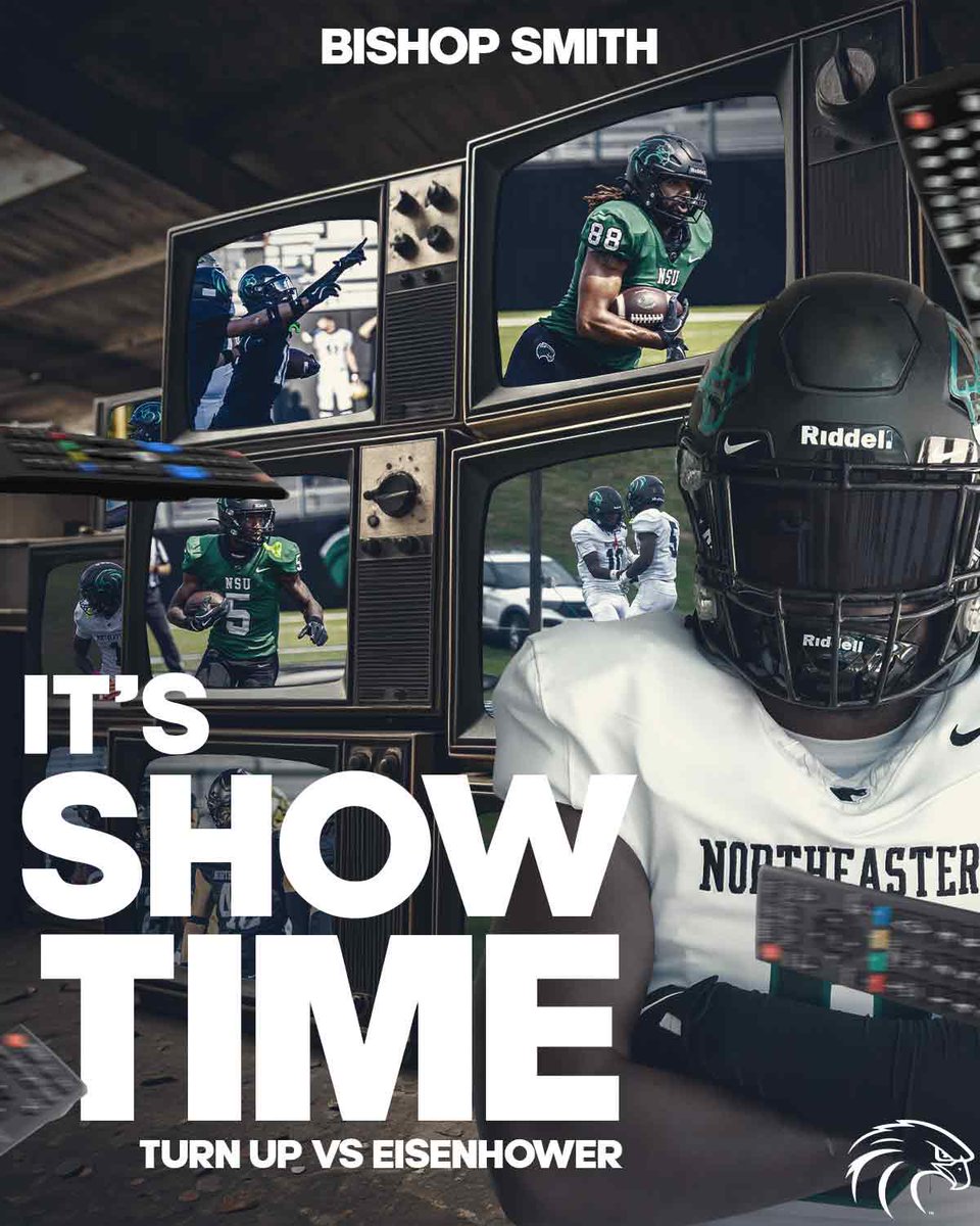 Thank you <a href="/Coach_Brown5/">Manaia_Brown</a> and <a href="/NSU_Football/">Northeastern State Football</a> for the love🖤💚