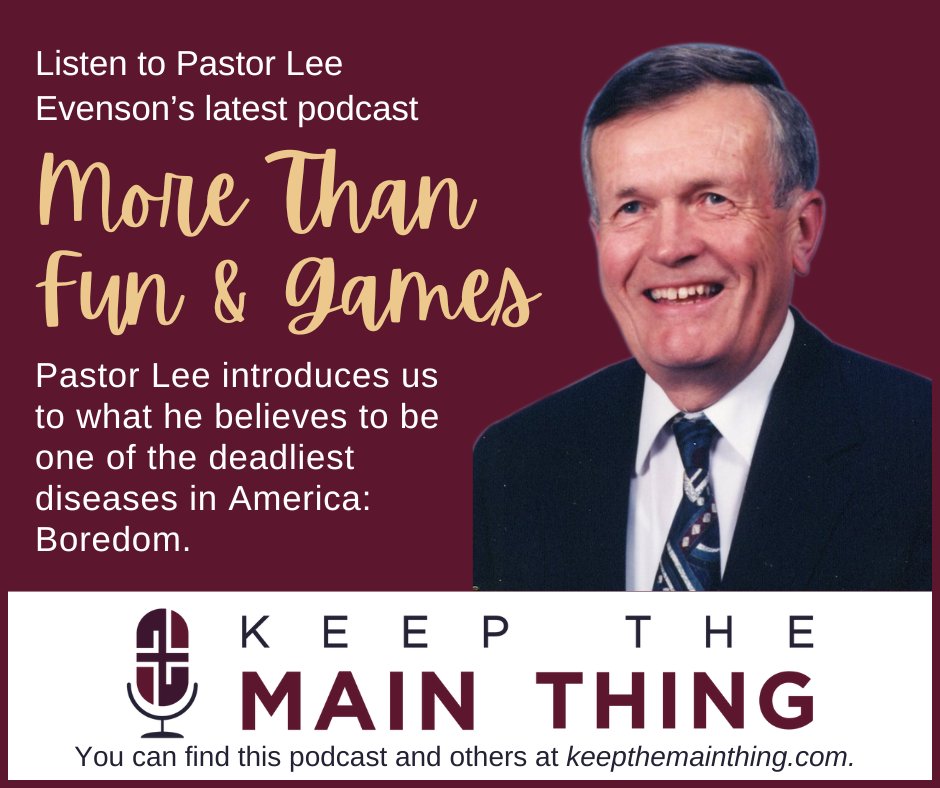 KeepMainThing's tweet image. You can listen to Pastor Lee&apos;s latest podcast at keepthemainthing.com/2025/10/21/69-…
#ChristianPodcast #2Timothy3 #Ecclesiastes2 #FunAndGames #Boredom #Pleasure #DoubleTheFun #PastorLee #LelandEvenson