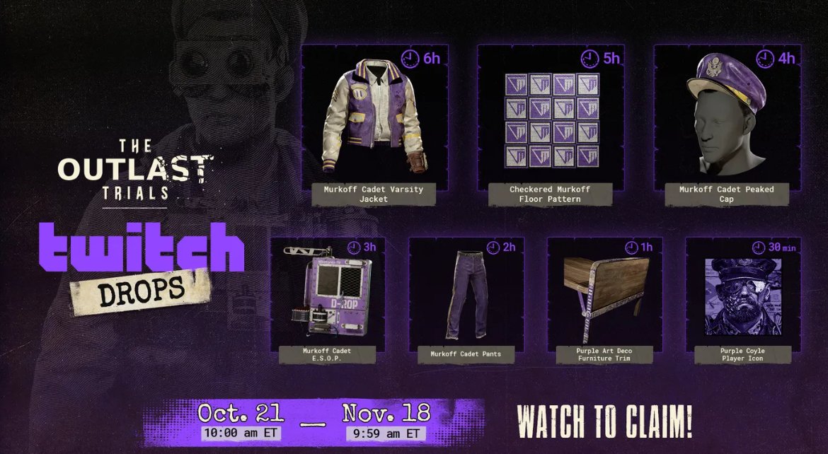 It's been so much fun getting to know The Outlast Trials community! I'll be hosting more Twitch Drops today. 🎃Come hold my hand through another chaotic stream! 😈 <a href="/TheRedBarrels/">Red Barrels</a> 

🟣LIVE NOW 🟣
<a href="/CryptCommunity/">The Crypt Community</a> <a href="/CEOsOfScreams/">CEOs of Screams</a> 

Twitch.tv/KristynxRose