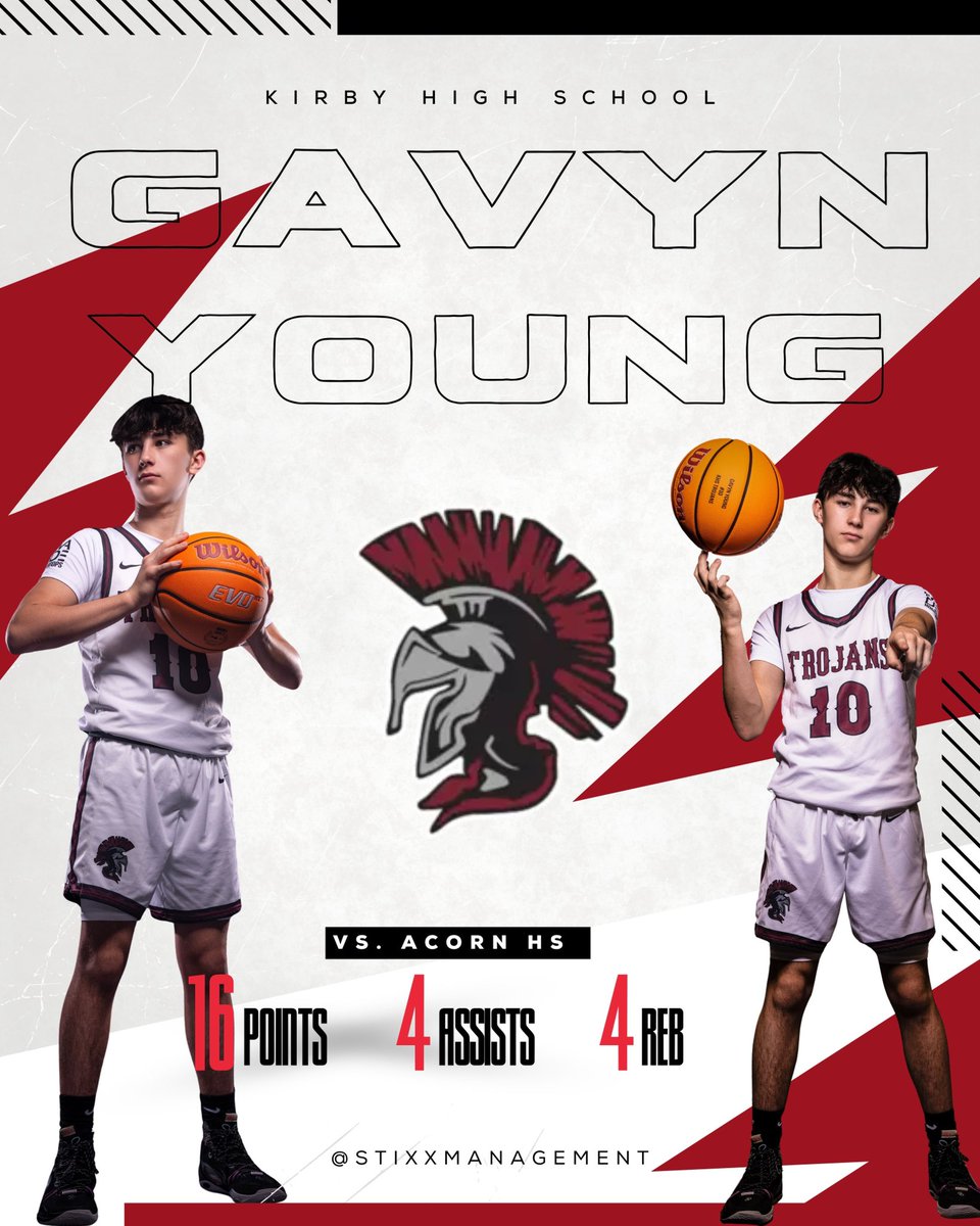 Gavyn Young, a junior from Kirby, Arkansas used their season debut as a statement game going 6/10 on the floor &amp; 4/7 beyond the arc racking up 16 points on the night. 
<a href="/gavynyoung10/">Gavyn Young</a>