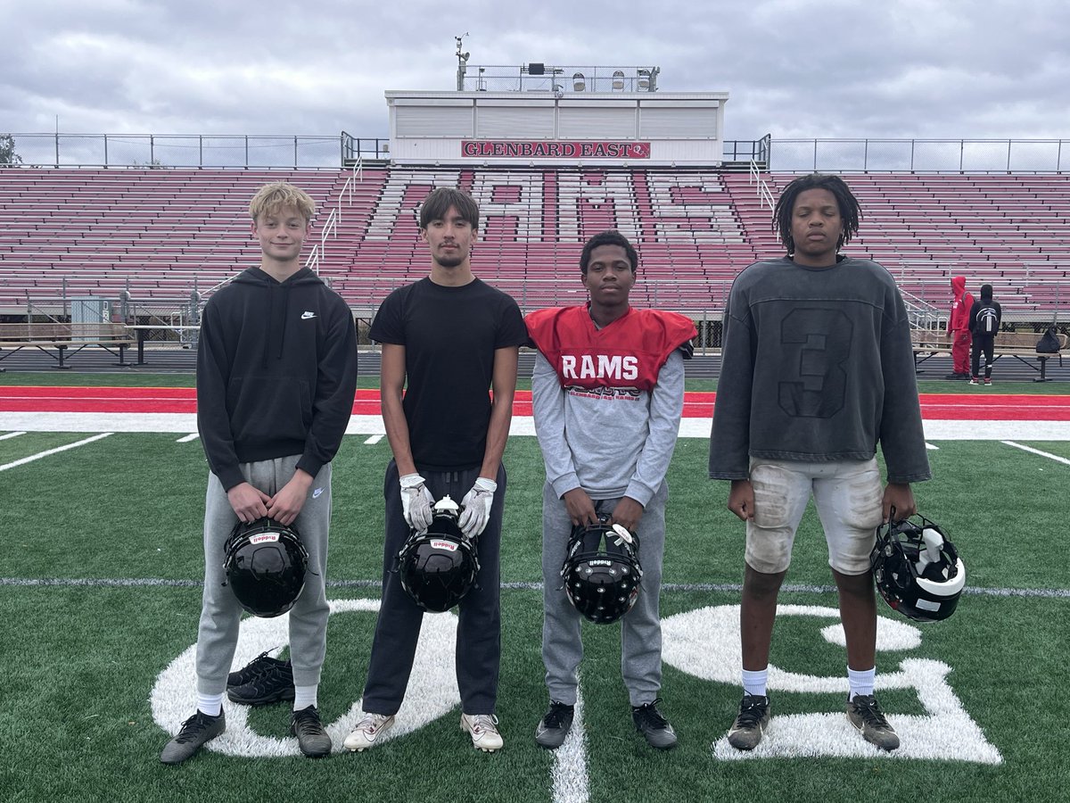 Congrats to our Ram players of the week for week 8. Frosh: Jack Nevels and Javier Lemus. Varsity Kedrick Dennis. Soph: Mason Perry. Congrats fellas. #WEAREEAST #EAT