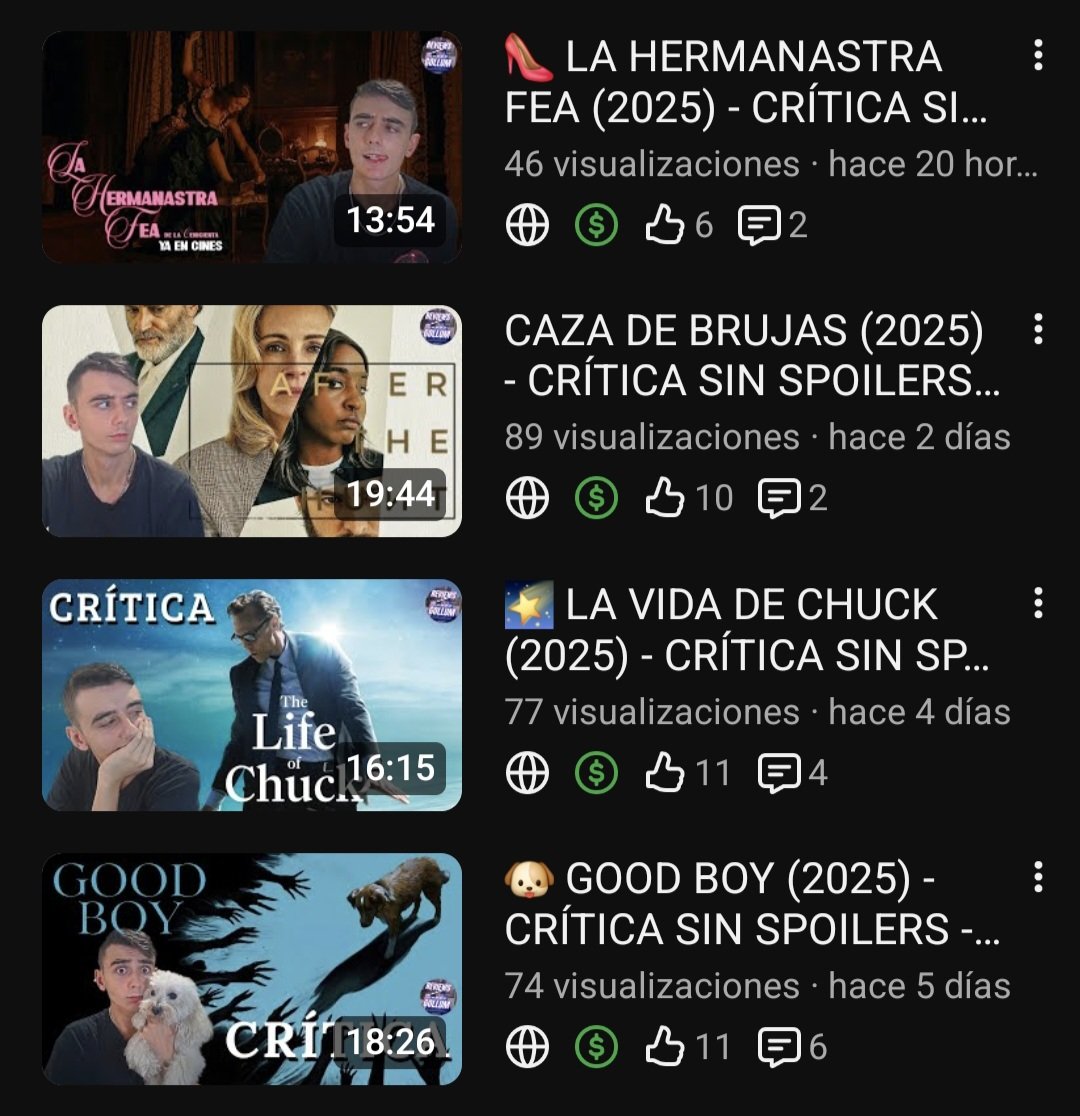 🎬 Los 4 estrenos del fin de semana pasado. #GoodBoy #lahermanastrafea #thelifeofchuck #cazadebrujas

youtube.com/@gollumreviews…