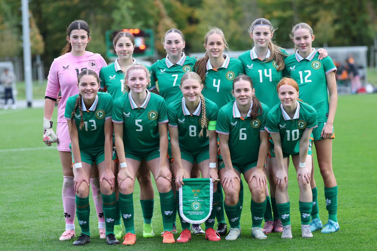 A 2-0 defeat for our WU17s against France this afternoon. 

Lots of learnings to take into Sunday’s game v Belgium next 👊

📝 fai.ie/latest/report-…

#COYGIG | 📷 Gerry Scully