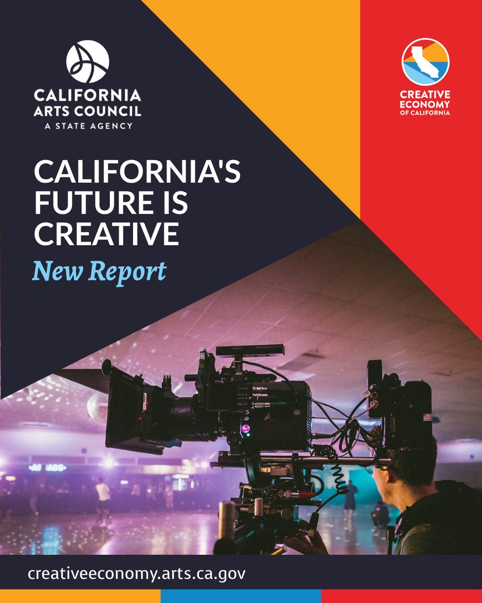 Today we're elated to release the 1st strategic plan for CA’s creative economy! For our workforce in film, design, digital media, arts &amp; cultural roles, this plan offers 6 key strategies to grow your creative sectors. Read our announcement: arts.ca.gov/press-release/… #ArtsCA