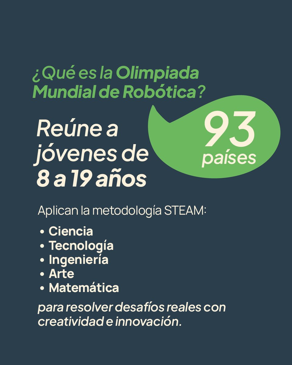 🌎 Innovación y el talento joven. Estudiantes de la EPET N° 20 de Neuquén capital, representarán a la Argentina en la Olimpiada Mundial de Robótica, en Panamá.

#NeuquénCambiaParaVos
