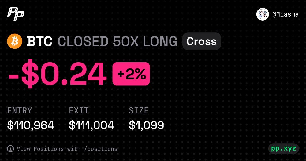 crypto_mavv's tweet image. Here’s my latest PnL card for #dYdXPocketProBot 📊💥