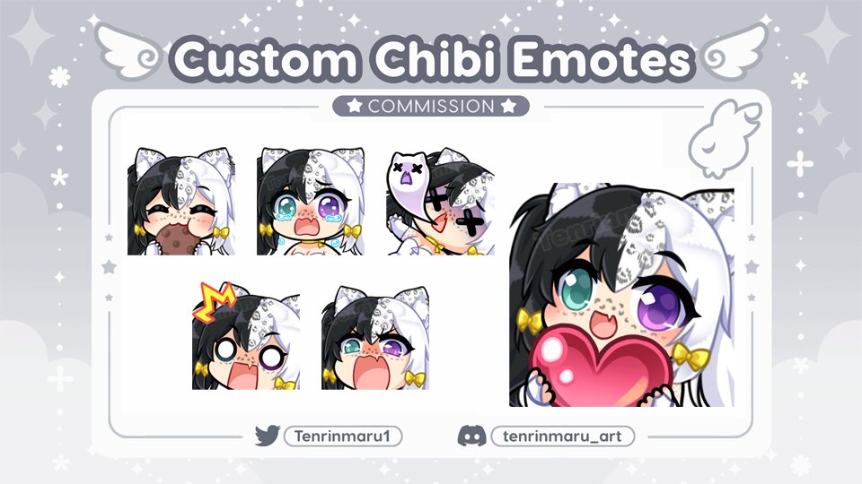 🌸Emotes commission for mssykix🌸
 Thank you so much♡

#VGenComm #VGen