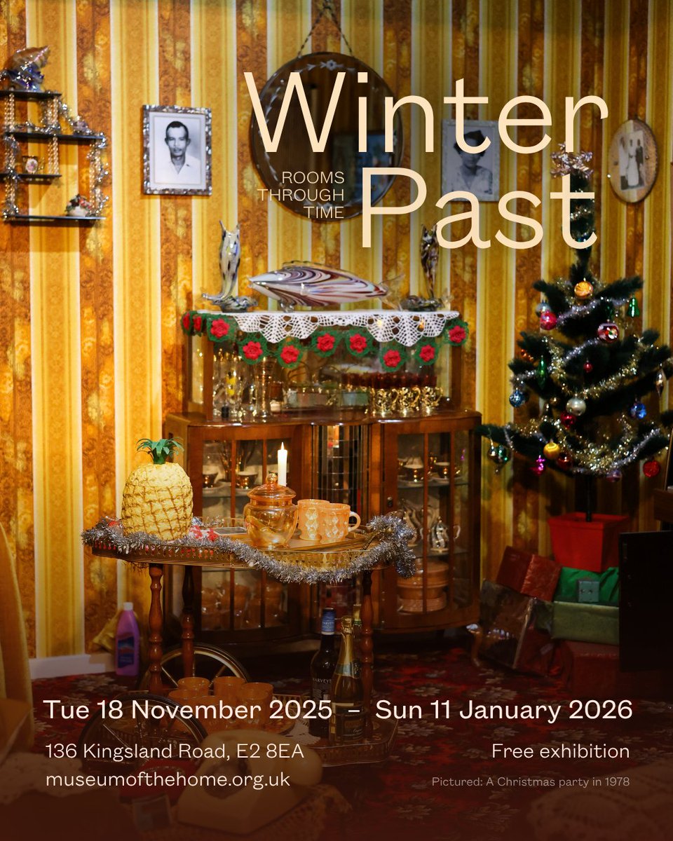 MuseumoftheHome's tweet image. Our annual Winter Past exhibition will return to the Rooms Through Time from Tue 18 November - Sun 11 January 2026 ❄️

Discover the full programme and what's on this winter as the Museum transforms for the holiday season at museumofthehome.org.uk 🔗