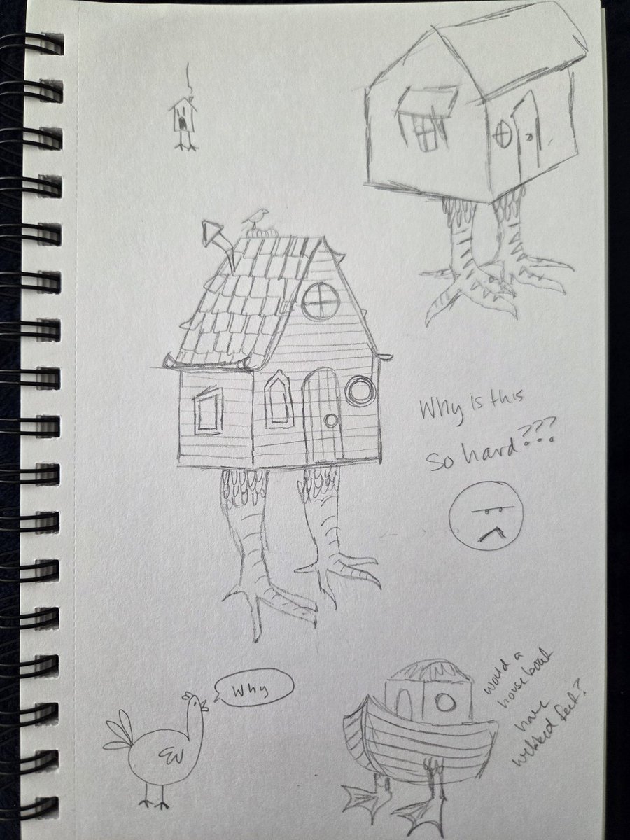 SyrinxMyth's tweet image. In case anyone ever thinks that everything in my sketchbook is perfectly curated, I present to you what most of it actually looks like.