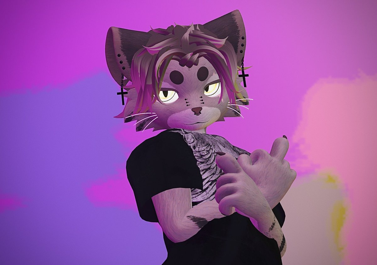 nimk0_'s tweet image. HEYYY! I&apos;m FINALLY opening commissions again!🎉

We do custom vrchat avatars based on your Fursona, including props and clothing items! We would be honored to be allowed to bring your sona to life through vrchat! 💜

If you&apos;re interested, add me on discord and shoot me a dm!💕