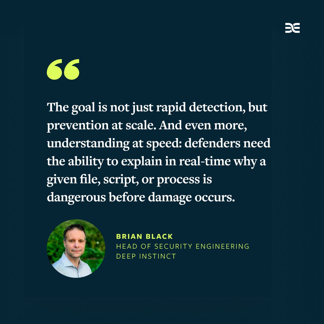 DeepInstinctSec's tweet image. Like witches summoning a curse, bad actors use #DarkAI to generate powerful attacks.

Our own Brian Black digs into findings from his recent demo in @SecurityMag—in &amp;lt;30 seconds, he created fully executable ransomware that only 8/65 vendors caught: securitymagazine.com/blogs/14-secur…