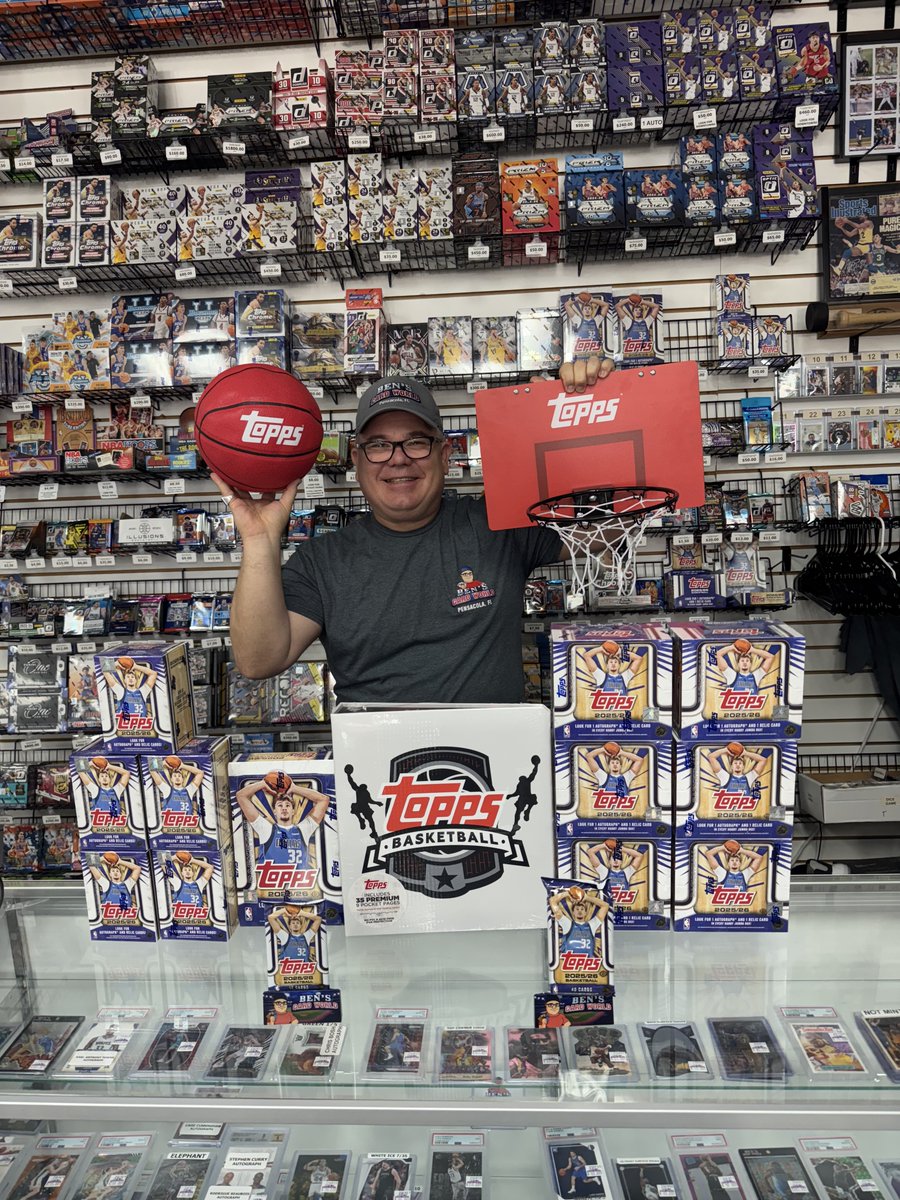 Look for Rookie of the Year hopeful <a href="/JohniBroome/">Johni Broome</a> in his <a href="/sixers/">Philadelphia 76ers</a> uniform. For the first time in 16 years we get 2025/26 <a href="/Topps/">Topps</a>  Flagship Basketball.
Click here for current pricing. benscardworld.com/?product_cat=&… <a href="/ToppsHoops/">ToppsHoops</a>  <a href="/Fanatics/">Fanatics</a>  <a href="/AuburnMBB/">Auburn Basketball</a>