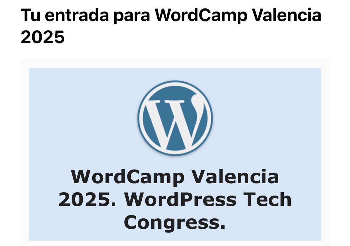 interdevel's tweet image. 🙌 Nos vemos en #WordCamp Valencia muy pronto!!