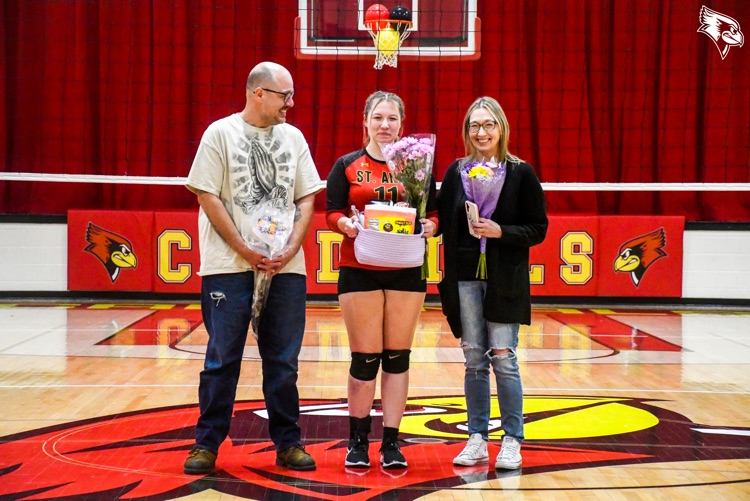 Cardinals volleyball celebrated their senior night last night! 🐦🏐

Thank you seniors for your time and dedication to volleyball and our school! You are all going to be missed!

#CardinalCulture
