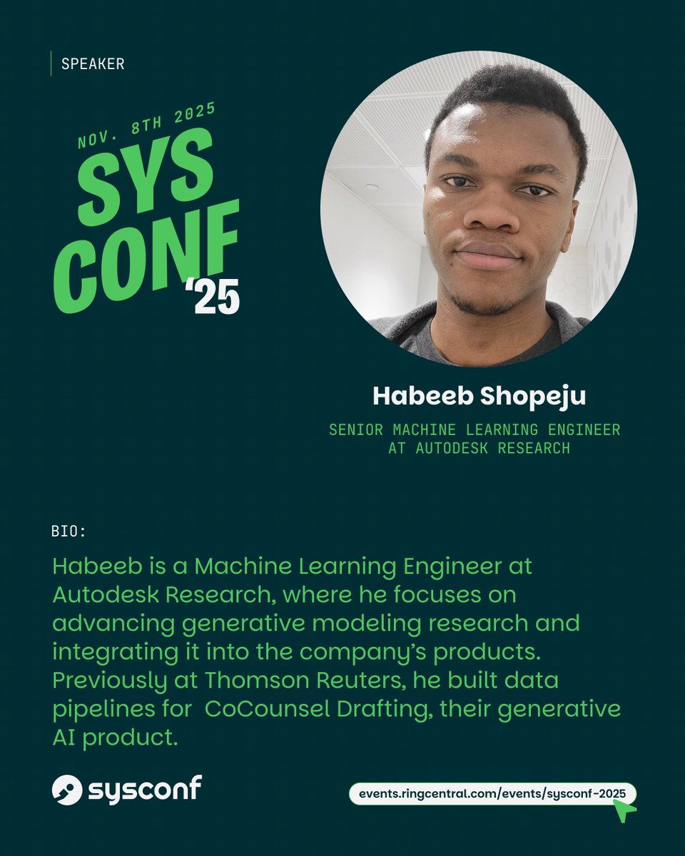 sysconf_'s tweet image. We're excited to announce Habeeb Shopeju @HAKSOAT as a speaker at SysConf 2025!
His talk is titled "An Introduction to the Inner Workings of LLM Inference Engines". In it, he will briefly introduce how text generation models work, including how inference servers and hardware…