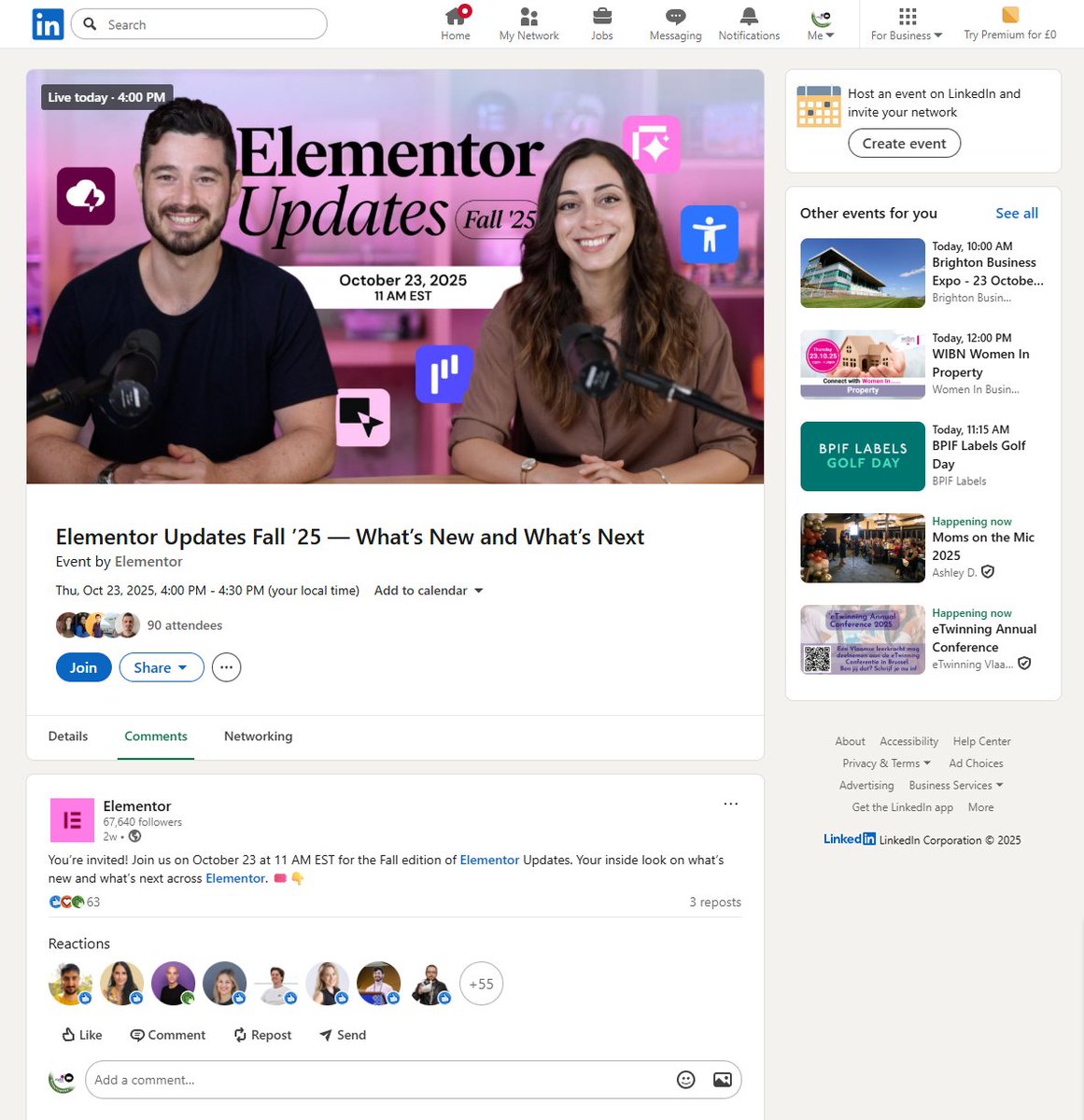 jeremygadd's tweet image. I really enjoyed the short Elementor updates video this afternoon. It&apos;s a huge step in the right direction to see them prioritising website accessibility so seriously.  #webdesign #elementor #accessibility #ai #webdesigner