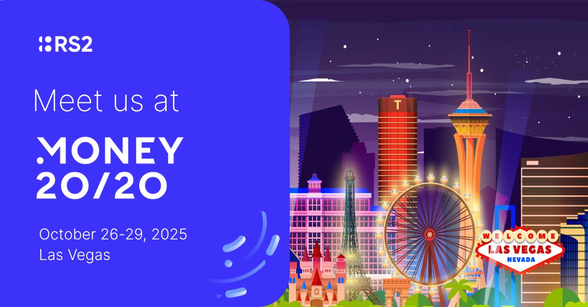 Meet our team at Money 20/20 in Las Vegas, and explore how our modular platform, global reach, and deep industry expertise help partners stay ahead in a rapidly evolving digital economy.

#RS2 #Money2020 #Fintech #Payments #FinTechInnovation #DigitalTransformation