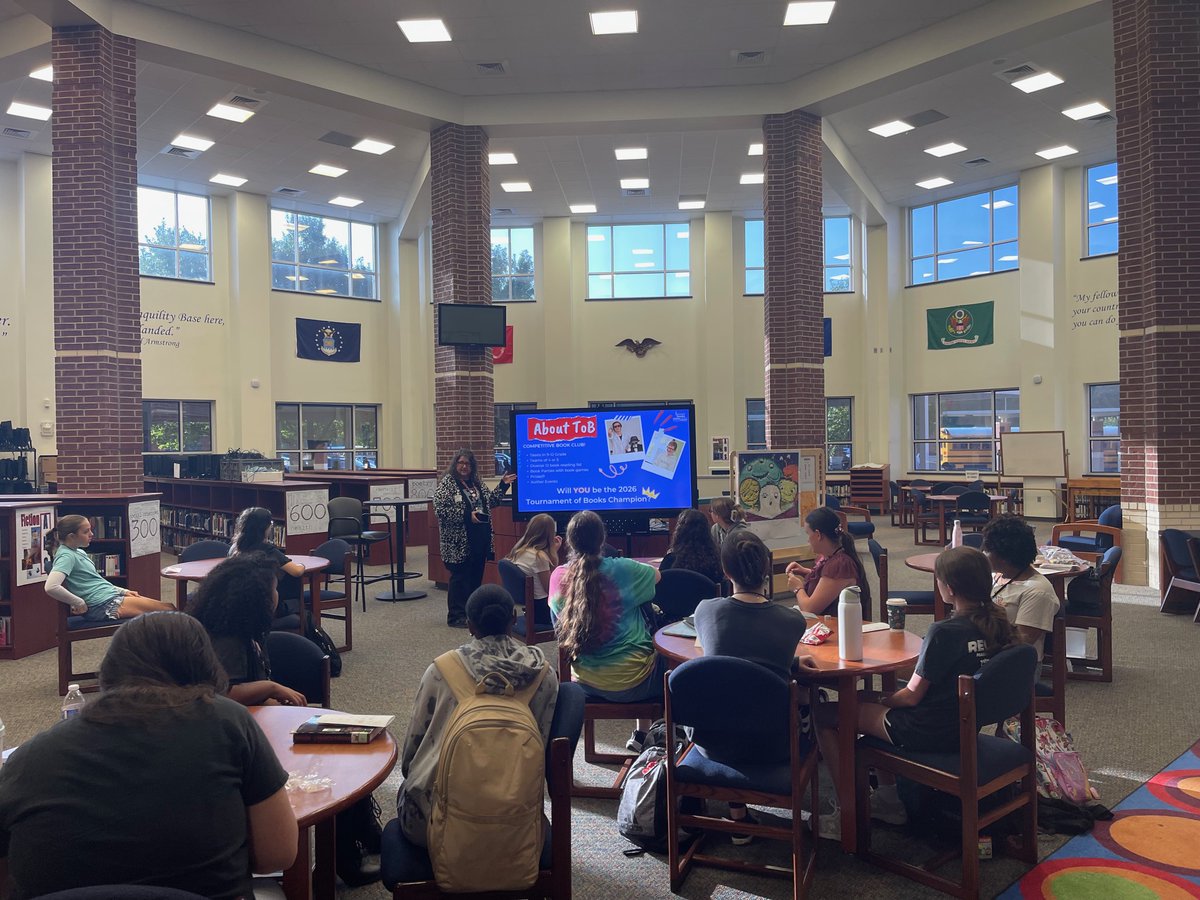 AHS Library tweet media