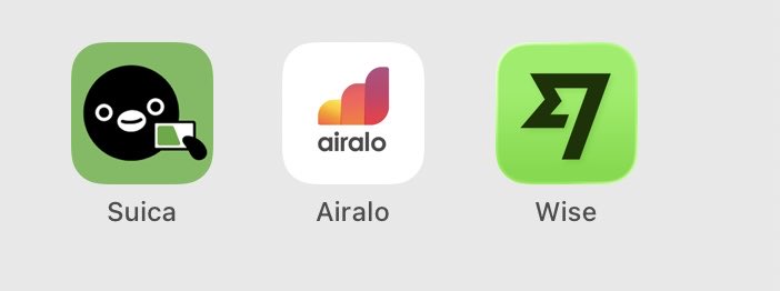 日本一時帰国の準備。
SuicaとWiseチャージして、Airaloインストールして、Visit Japan web登録も完了。
あとは何か忘れてることあるかな？🤔
ちなみにパッキングは当日派。毎回ギリギリ🧳