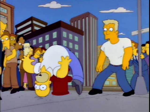 This is even more painful than it looks.

#TheSimpsons