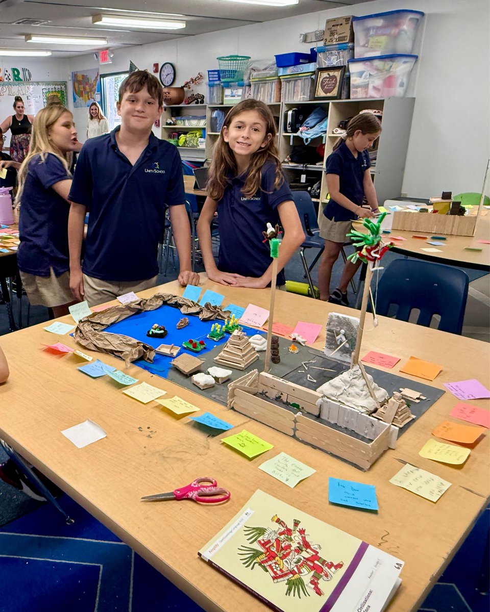 UnityDelray's tweet image. 5th grade brought history to life while studying Early American Civilizations! 🌎✨ Students built Aztec, Maya &amp;amp; Inca cities, then toured each other’s creations, sharing compliments &amp;amp; insights. 💛 #UnitySchoolFL #MustangPride #JoyOfLearning