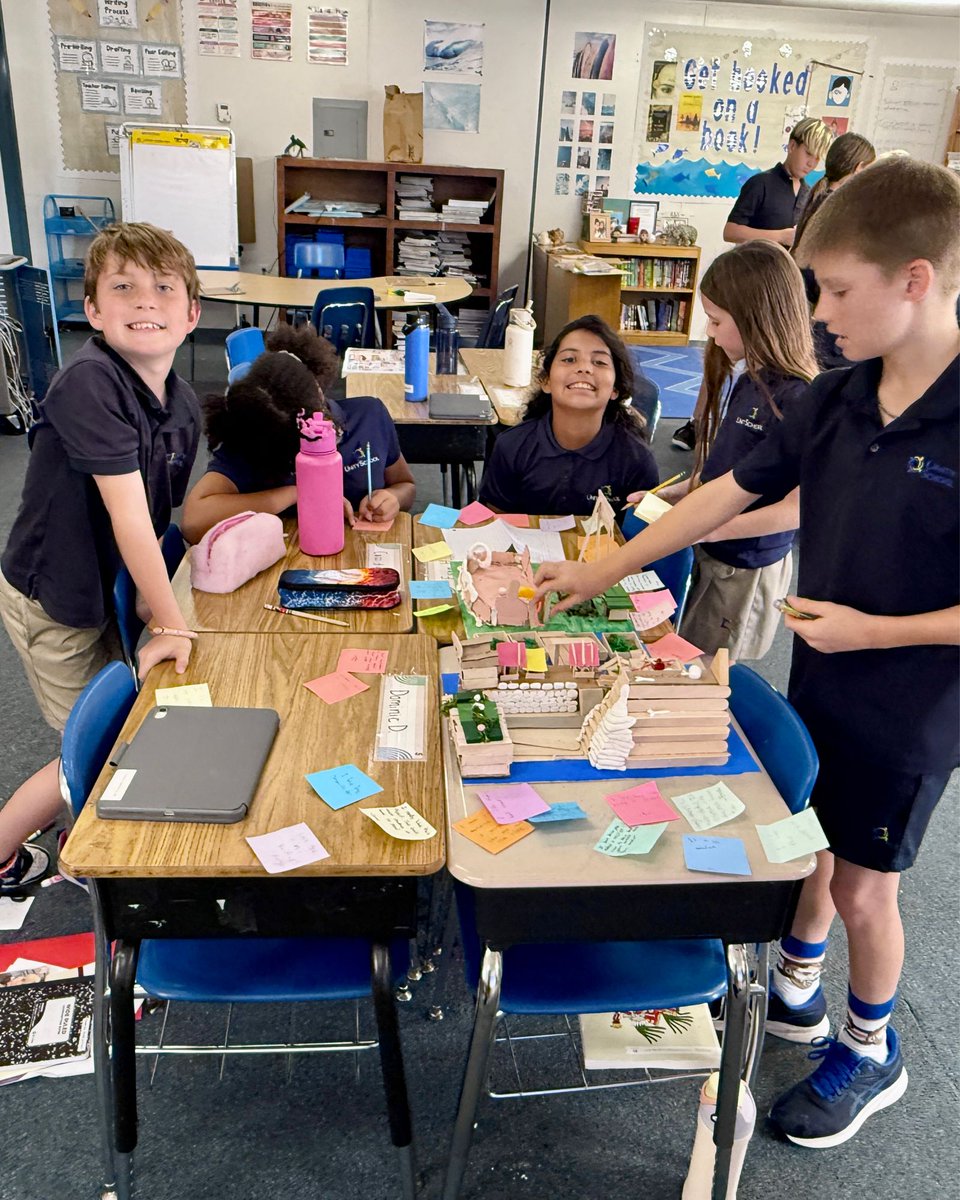 UnityDelray's tweet image. 5th grade brought history to life while studying Early American Civilizations! 🌎✨ Students built Aztec, Maya &amp;amp; Inca cities, then toured each other’s creations, sharing compliments &amp;amp; insights. 💛 #UnitySchoolFL #MustangPride #JoyOfLearning