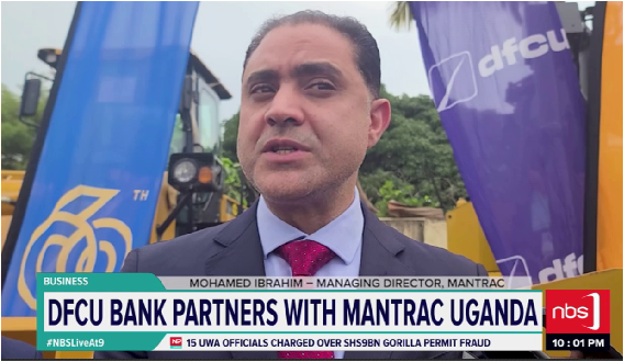 nbstv's tweet photo. .@dfcugroup and Mantrac Uganda have partnered to improve access to financing for businesses investing in heavy machinery and industrial equipment.

@RhonetAtwiine 

#NBSLiveAt9 #NBSUpdates https://t.co/HDS9PhYwdg