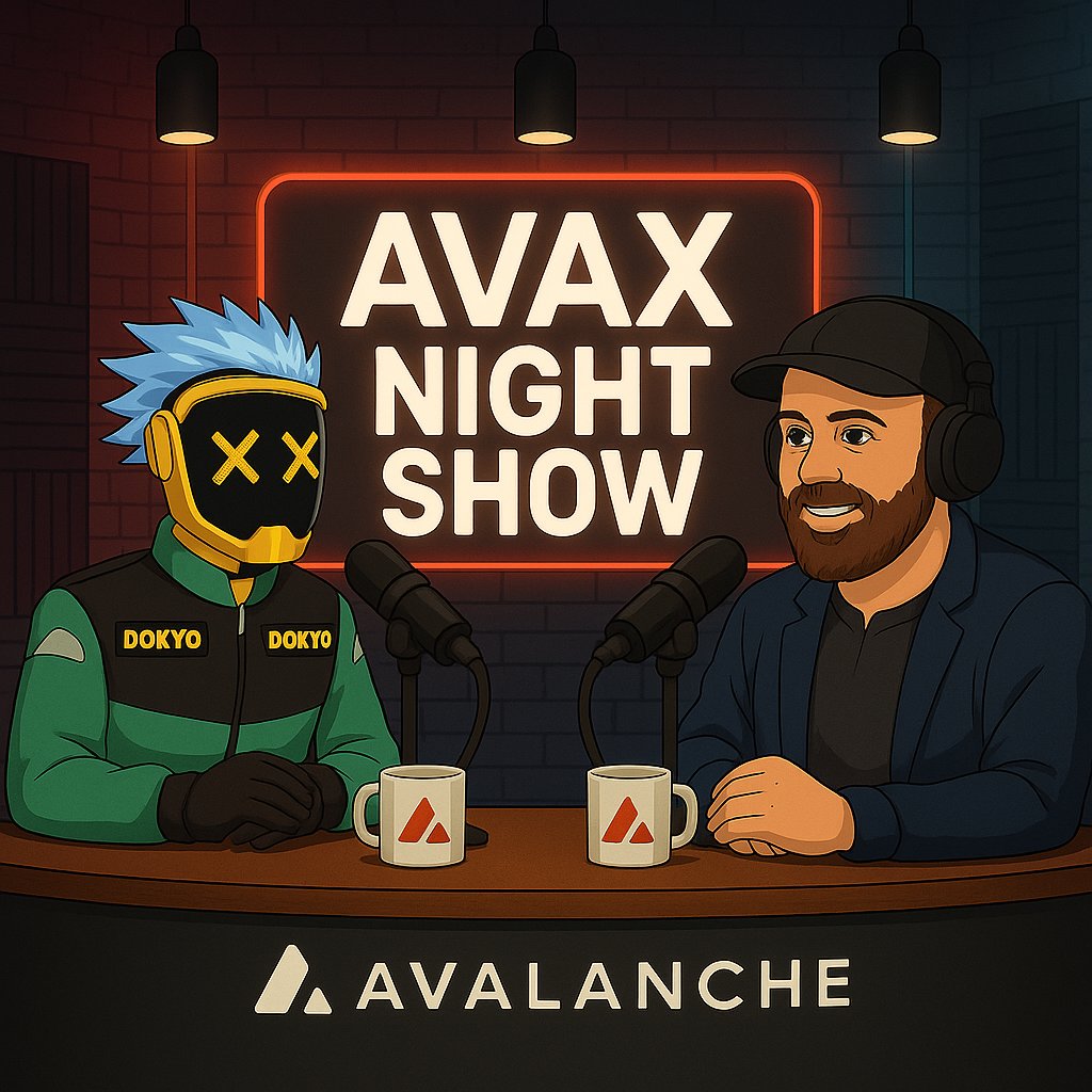 BossPenguin9000🐧 (@bosspenguin7) on Twitter photo AVAX NIGHT SHOW is officially launching 🎙
I’m bringing the idea of an Offline Podcast with $AVAX OGs, legends, and top projects to life. 🔺
Every week, I’ll be sharing their stories about how they discovered <a href="/avax/">Avalanche🔺</a> their journey, and their vision for the future. 🔺
Let’s cook AVAX NIGHT SHOW is officially launching 🎙
I’m bringing the idea of an Offline Podcast with $AVAX OGs, legends, and top projects to life. 🔺
Every week, I’ll be sharing their stories about how they discovered <a href="/avax/">Avalanche🔺</a> their journey, and their vision for the future. 🔺
Let’s cook