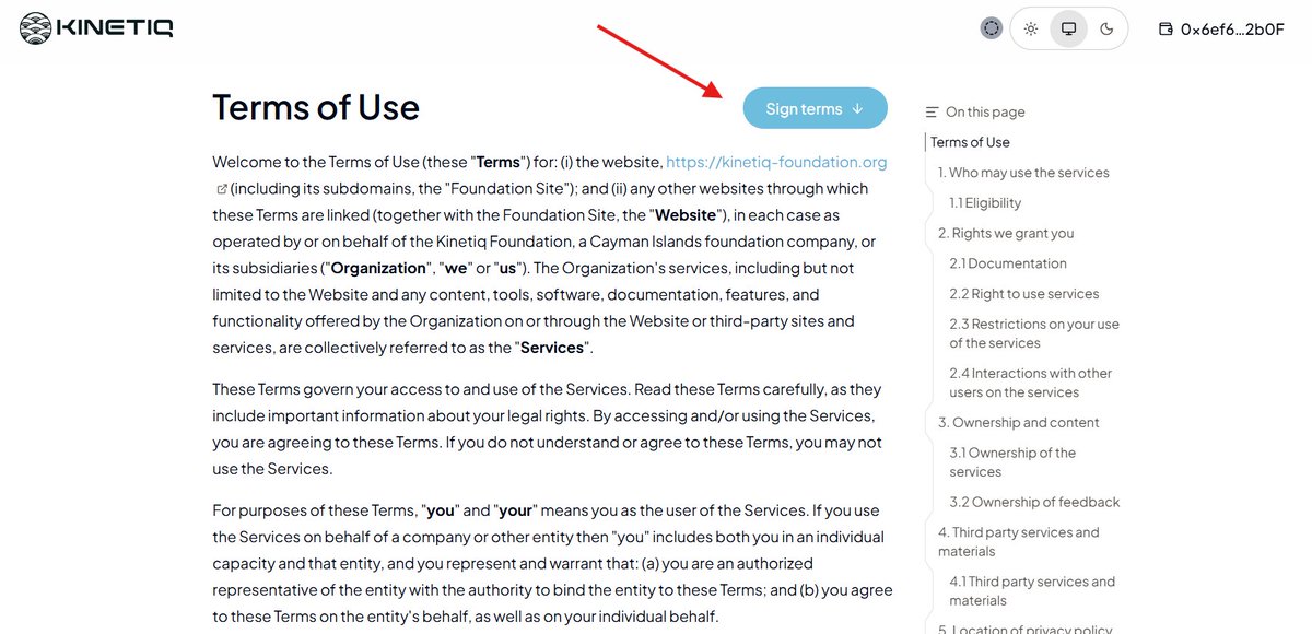 PastanagaCrypto's tweet image. Acción muy importante en @kinetiq_xyz 

Si queréis recibir el Airdrop de $KNTQ es obligatorio que firméis los términos y condiciones, ya sabemos lo que ocurrió con la gente que no lo firmó con $HYPE

kinetiq-foundation.org/terms

Tenemos hasta el 21 de Noviembre⏰