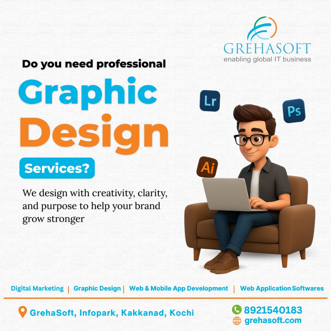 grehasoft's tweet image. Make your brand unforgettable with Grehasoft — innovative graphic design services crafted for standout branding.
.
.
Visit our website to learn more: grehasoft.com/graphic-design/
#GraphicDesign #grehasoft #logo #digitalmarketing #socialmedia #branding #Brochure #brandsuccess