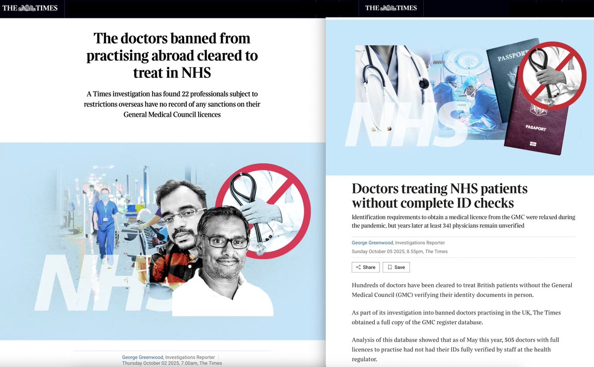 OERMLuk's tweet image. Once again proving that @gmcuk is #NotFitForPurpose - take a look at @GeorgeGreenwood’s articles 👀
As @thetimes is behind a paywall, I’ve copied the text here (+page links for those who have The Times subscription) opticalexpressruinedmylife.co.uk/index.php/foru…
#blindedonthehighstreet #stormsasha