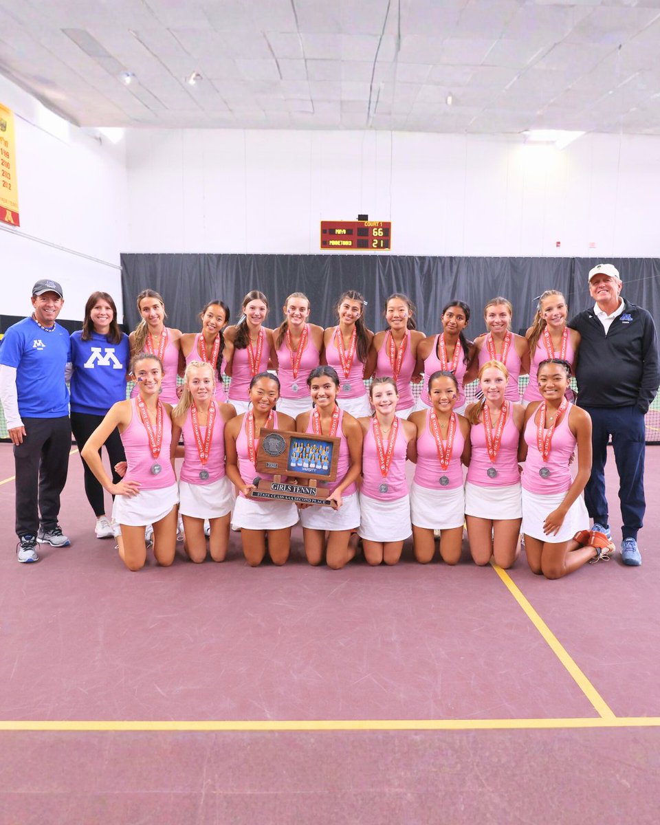 Congrats to Minnetonka and Edina girls tennis on strong seasons! 🤩 Minnetonka finished as Class 3A state runner-up, Edina took fourth!

Read the full article on our website, link in bio!
