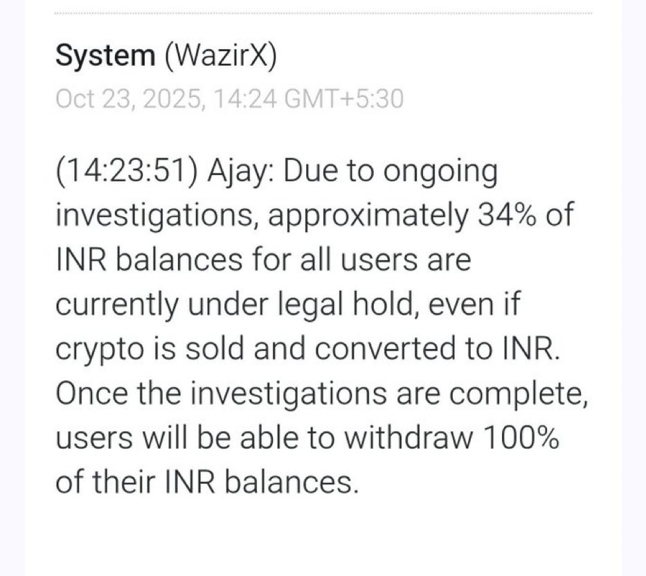 Scam is top priority for #WazirX .. 👇🏻

#CryptoScam #Wazirxscam