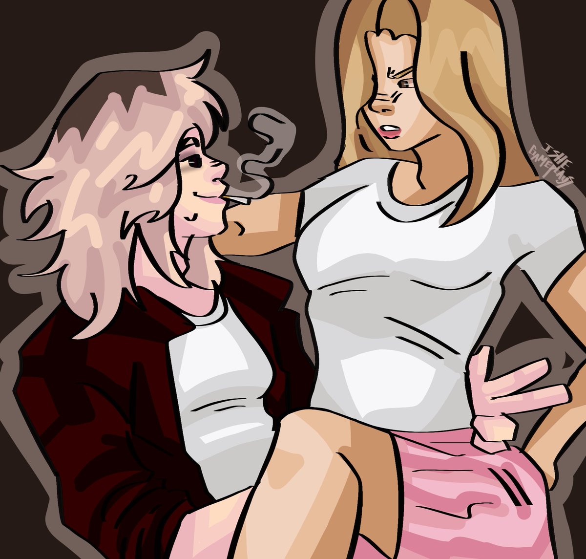 IsheGameplays's tweet image. New crackship pt2!
 Regina George x Natalie scatorccio 
#MeanGirls #YellowJackets #nataliescatorccio