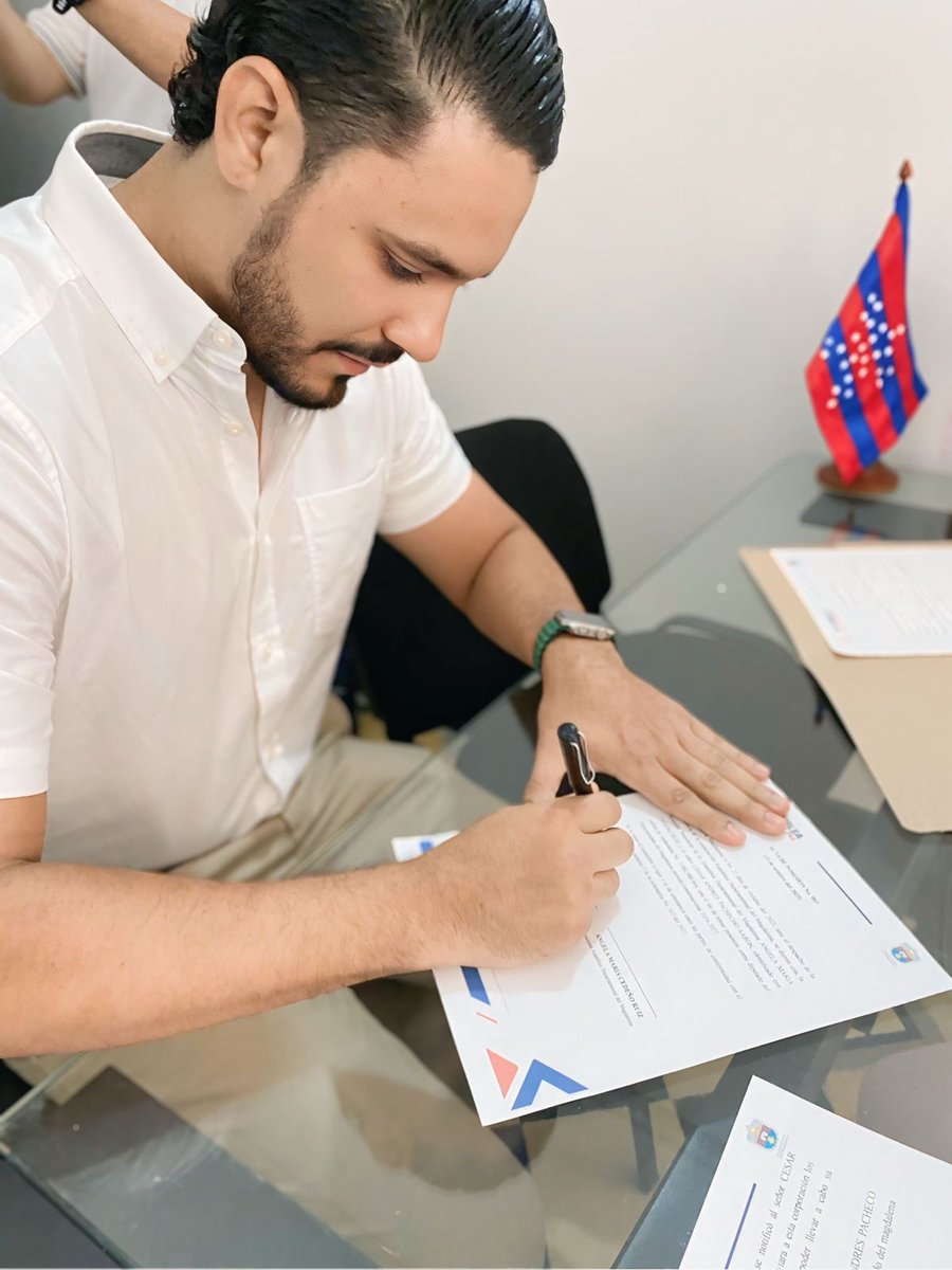 🏛️ La Asamblea Departamental del Magdalena da la bienvenida al diputado César Andrés Pacheco Aarón <a href="/CesarPachecoA/">César Pacheco Aarón</a> del Partido Demócrata Colombiano, quien se integra a la corporación para fortalecer la democracia y la institucionalidad en el departamento.