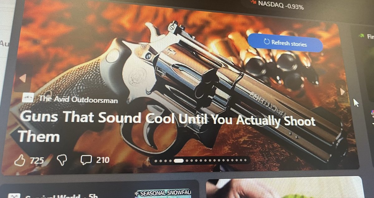 been getting clickbait articles for guns
