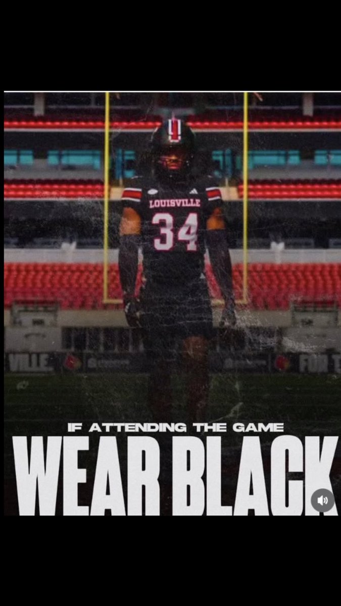 IT’S A BLACK OUT SATURDAY NIGHT!! <a href="/LouisvilleFB/">Louisville Football</a> @gocards #wearblack #blackout 🏈🖤⚫️⚫️⚫️⚫️